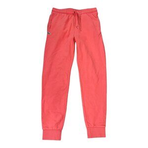 Lacoste Sport Men's Jogger Sweatpants Coral Red FR 4 US M New Without Tags
